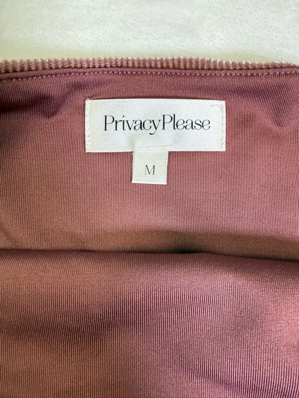 Privacy Please Erica Mauve Velvet One-Shoulder Mini Dress - Picture 2 of 7